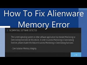 Fix Alienware Overclock Not Working