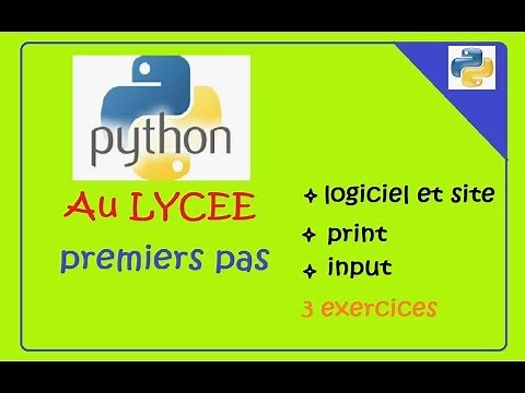 Python in high school Learn to program first step 1