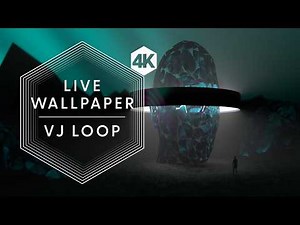 4K Sci-Fi Monolith Loop | Futuristic Alien Structure Seamless Live Wallpaper & VJ Loop