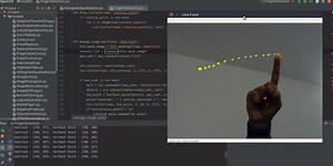 Finger Detection and Tracking using OpenCV and Python