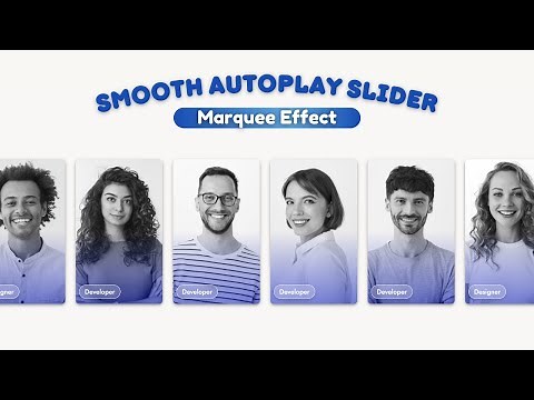 Swiper JS Autoplay Slider: No Pauses, No Clicks, Just Smooth Scrolling | Marquee Effect | HTML CSS