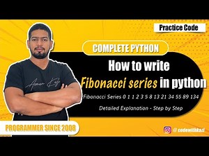 Fibonacci Series in python [new updated 2025 | Python Tutorials