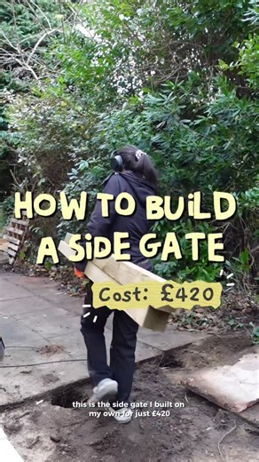 Dot | DIY Home & Renovation | Ad How-To video on building a side gate, covering how to set posts using post-crete, how to attach a post to the side of a house and how to... | Instagram