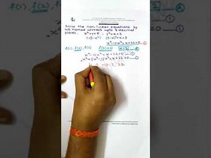 Solve System of Non linear equations by Newton Raphson method