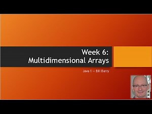 Java1-06 Multidimensional Arrays - Demo2 - Coding and More Dimensions