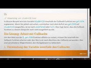 Wie man eine Variable aus einer $.getJSON-Funktion in JavaScript zurückgibt