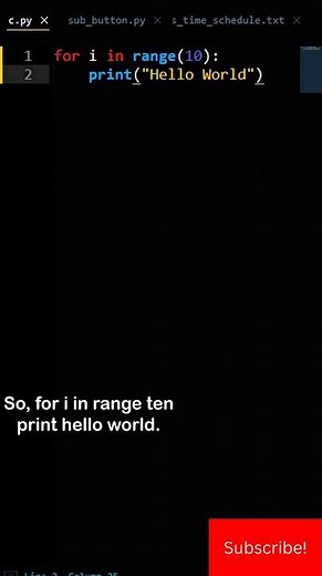 Print Hello World 10 Times In Python