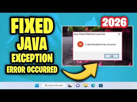 A Java Exception Has Occurred Error on Windows 11 / 10 /8/7 - How To Fix Cannot Open .jar files