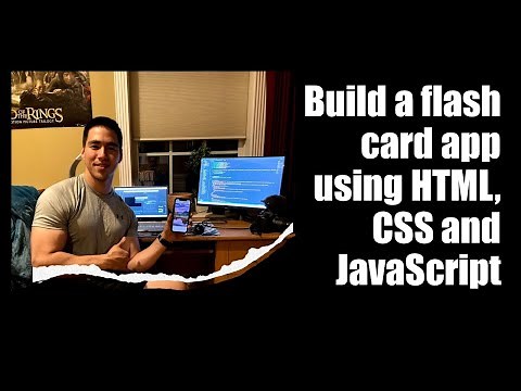 Learn HTML, CSS and JavaScript by building a Flash Card App (Beginner Tutorial)