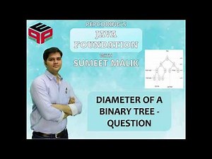 Diameter of a Binary Tree | Question | Binary Trees in JAVA | Data Structure and Algorithms