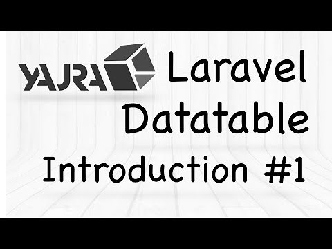 YajraBox Laravel Datatable | Introduction #1