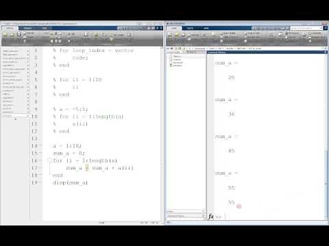 MATLAB For Loop Tutorial