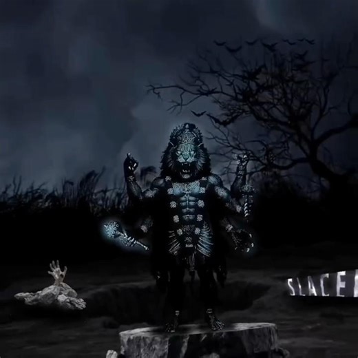 Har Har narshimbha bhagwan🦚🕉️🚩✨ #narshimha #bhagwatkatha #edit