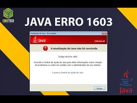 Como resolver erro do Java erro 1603 e outros (2023 Atualizado)