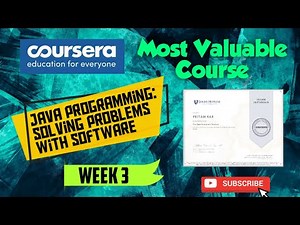 Coursera Java Programming: Solving Problems with Software Week 3 Solutions || Java Programming 🥰🥰🥰🥰