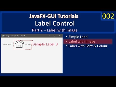 JavaFx Label | Part 2 - Label with Image | JavaFx GUI Tutorial #002