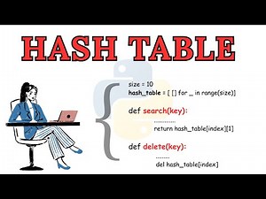 Python Program To Implement Hash Table | Search And Delete Operation In Hash Table | Data Structure