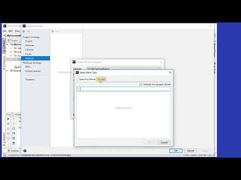 Run Java from Jar: IntelliJ Terminal