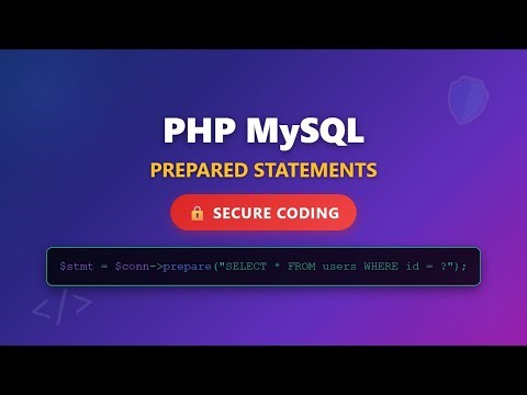 🛡️ PHP MySQL: Secure Database Queries with Prepared Statements