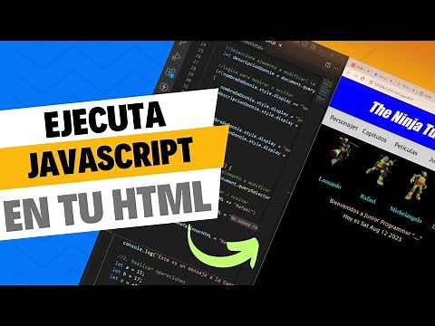 ¿Cómo ejecutar JS en tu documento HTML?