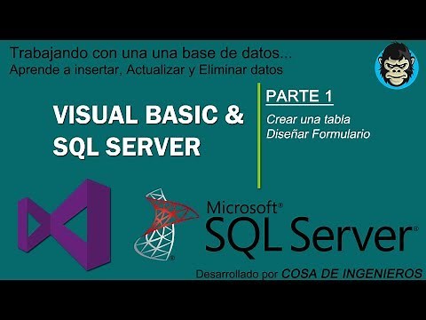 Tutorial Visual Basic & SQL Server - Parte 1 (Crear Tabla y Formulario)