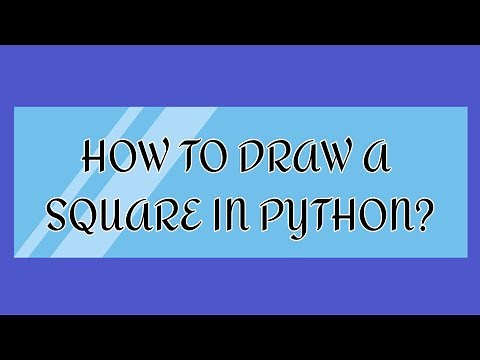 How to create Square in Python? | Without Turtle | Python Programming | Learning PYTHON