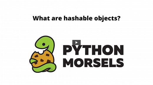 What is "hashable" in Python?