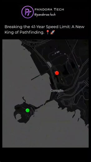 Pandoraa Tech on Instagram: "HEADLINE: Breaking the 41-Year Speed Limit: A New King of Pathfinding. 📍🚀 THE UPDATE: For over four decades, Dijkstra’s algorithm was the "gold standard" for finding the shortest route from point A to point B. But in a massive breakthrough for computer science, a team from Tsinghua University has developed the first algorithm to beat Dijkstra’s speed on directed graphs since 1984. This isn't just a minor tweak; it’s a fundamental shift in how we navigate the digita