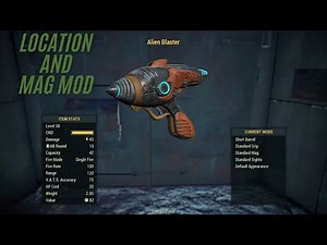 Fallout 76 We found this alien weapon in a stagnant pool of water.