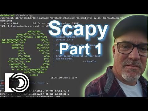 Scapy and Python part 1 - install run sniff