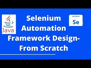 Design Selenium AUTOMATION Framework from Scratch LIKE A PRO! #automation #automationframework