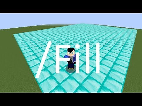 How to use /fill command in minecraft