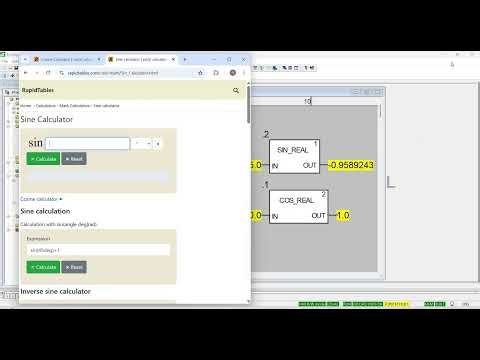EcoStructure Control Expert SIN & COS Function Block || M580 PLC || M340 PLC