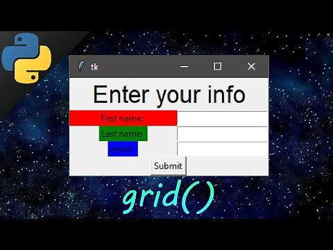 Learn Python tkinter GUI grid layouts easy 🏢