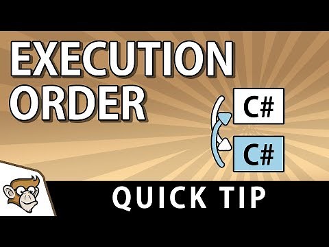Quick Tip: Script Execution Order (Unity Tutorial)
