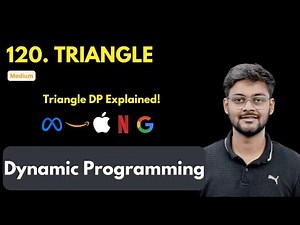 LeetCode 120 Triangle | Dynamic Programming | Easy to Understand