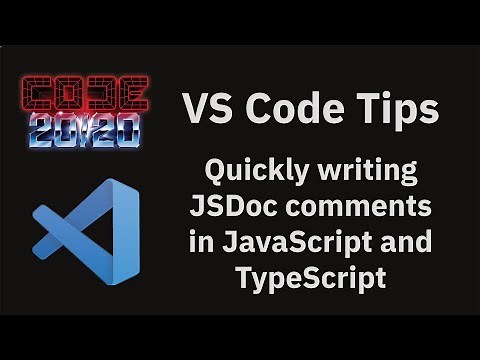 VS Code tips — Quickly writing JSDoc comments in JavaScript and TypeScript