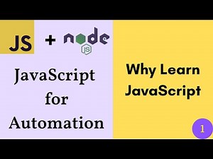 JavaScript for Testers - Why Learn JavaScript?