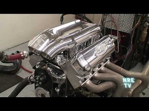 "Alien" Intake Manifold EFI 502 BBC Crate Motor from Nelson Racing Engines. HD Video.
