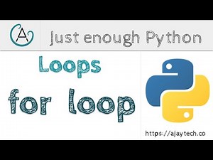 Python for loop , Python range function | Just enough Python