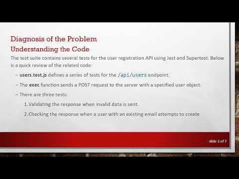 Resolving Jest Test Failures When Creating Users in Node.js