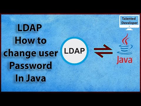 14. LDAP Java: How to change user password In Java