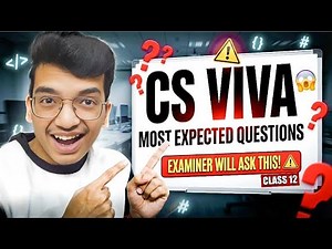 Class 12 CS Viva Questions that you can't miss🔥 | Class 12 CS Practical | Nitin Paliwal