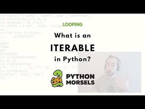 What is an iterable in Python?
