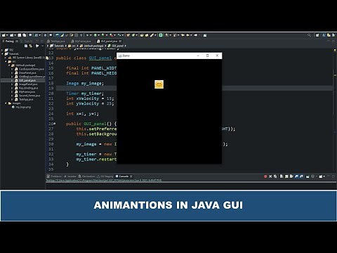 Java GUI Tutorial #35 - Animations In Java GUI