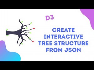 Create an interactive tree structure from json using D3 | Javascript