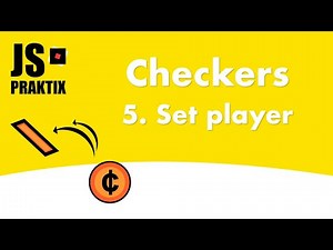 Checkers - 5. Select player - JavaScript simple game coding