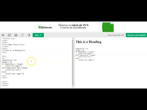 Inclure du code Python dans une page HTML pur un tutoriel