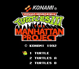 Teenage Mutant Ninja Turtles III: The Manhattan Project (NES) - online game | RetroGames.cz