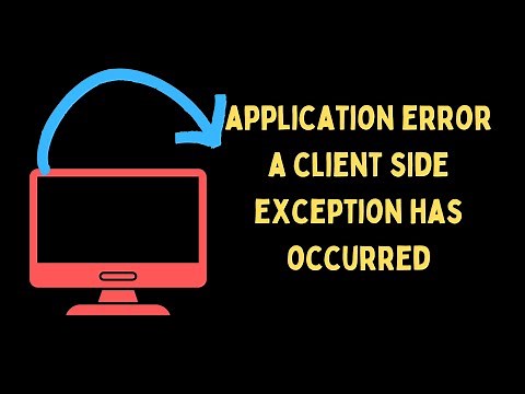How to Fix Application Error a Client Side Exception Has Occurred in Windows 11